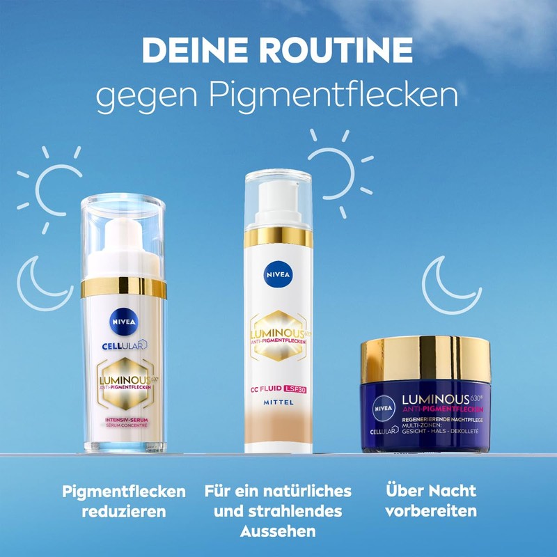 Nivea Luminous 630 Anti-Pigment Spot CC Fluid SPF 30 for