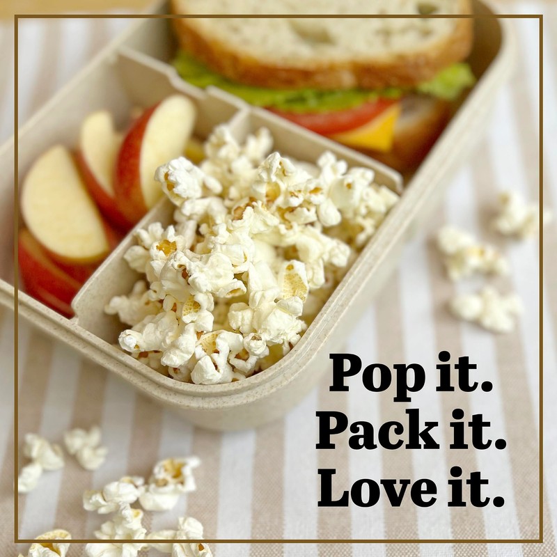 Organic White Popcorn Kernels 6 lb Bag | Non-GMO &