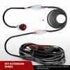 Nilight 2PCS Plug and Play 22AWG 5Feet Wiring Harness Switch