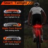 Cruxer Smart Bike Tail Light with Turn Signals and Alarm,