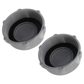 BUTITNOW Replacement Drain Valve Caps, Grey Replacement Drain Valve Caps Plastic for Coleman Pools P01006 Swimming Pool Tools Accessories (2-Pack)