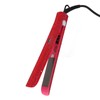 Professional Red Hair Straightener Titanium Curler Straightening Curling Rhinestone Flat