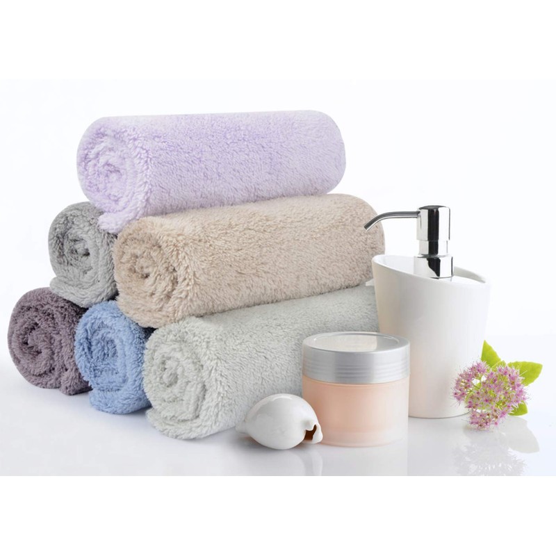 SUNLAND Microfiber Face Makeup Remover Cloth Reusable Facial Cleansing Towel