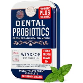 Dental Probiotics for Healthy Teeth and Gums - 45 Chewable Tablets