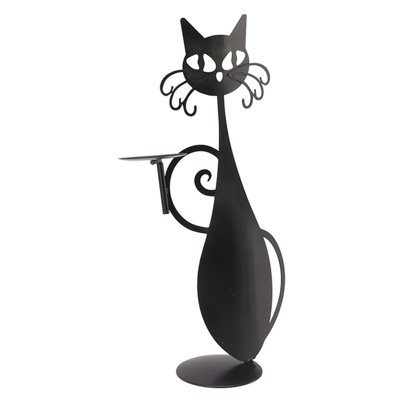 Home Decor Candlestick Durable Cat Candle Holder Decorative Candlestick Holder