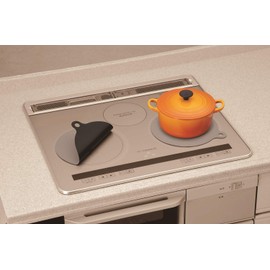 Toyo Aluminum IH Mat IH Cooking Heater Sheet Water Wash Thin Soft Type Gray Diameter 8.3 inches (21 cm) 1 Piece Set S3235