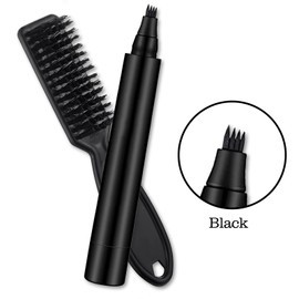 Beard Pen Kit Beard Filler Pen Beard Brush Razor Beard Pen Black Beard Colour Beard Pen Beard Filling Pen Beard Pen Pencil Brush Cover