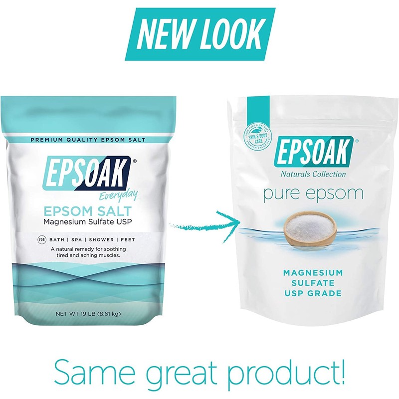 Epsoak Epsom Salt 10 lb. Magnesium Sulfate USP. (Qty. 1