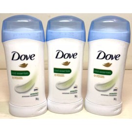 Dove Set of 3~ Dove Cool Essentials 24hr Antiperspirant Deodorant 2.6 oz each~ RARE