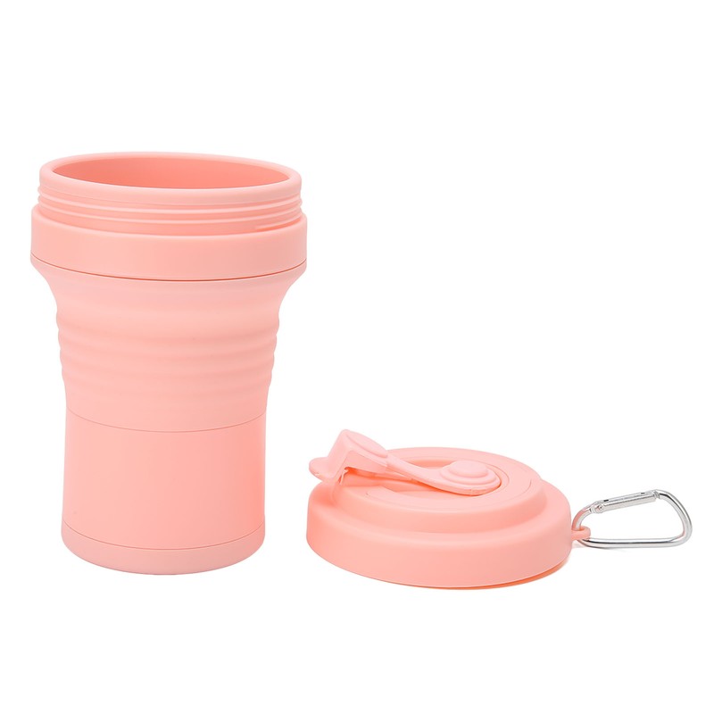 Folding Coffee Cup Silicone Heat Insulation Good Sealing Collapsible Water