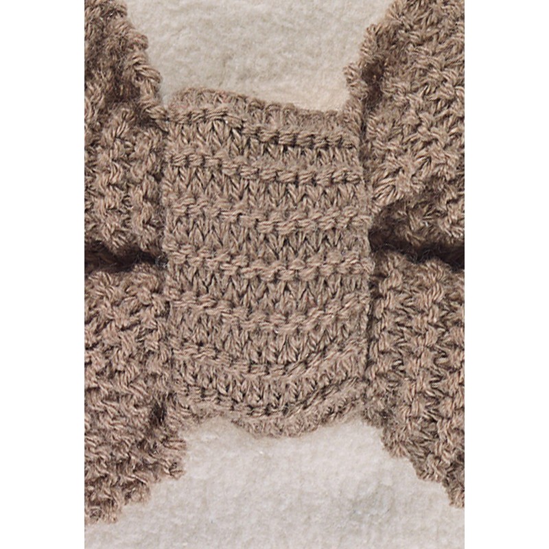Sterntaler Unisex Children's Headband Baby Headband Knitted Bow Brown 53,