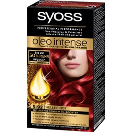 Syoss Oleo Intense Colouration 5-92 Light Red Pack of 3 x 115 ml