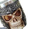 2 Layer Skull Beer Mug Stable Robust Fashionable Decorative Wear
