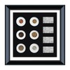 Silver Dollar Coin Holder,Wooden Military Challenge Coin Display Case,Currency Display