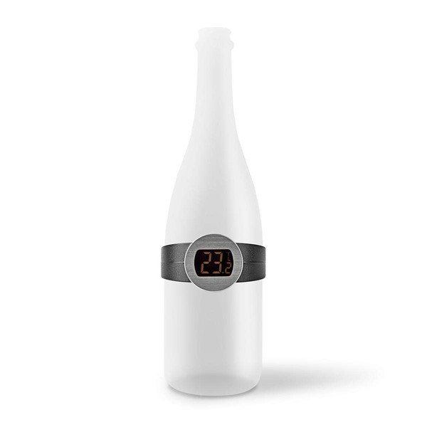 NEDIS Wine Thermometer | LCD Display | 0-50°C | Black