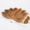 Curawood Lotus Crystal Tray for Stones - Display Your Crystals