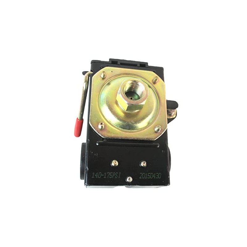 Air Pressure Switch, Single Port, 110-150 PSI, 20 Amp, Auto/Off
