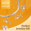 NINGAN Leo Pendant Charm Rose Gold 925 Sterling Silver Zodiac
