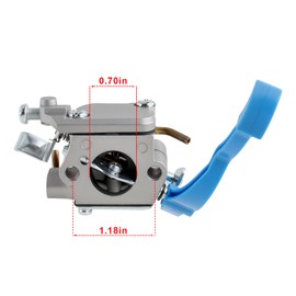 AUTOKAY Carburetor Carb Kit Fits for Husqvarna 125B 125BVX 125BX Leaf Blower Carburetor Replace 590460102 for Zama C1Q-W37 with 545112101 Air Filter 545081841 Fuel Line Kit