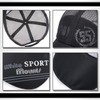 WHITE FANG CA014 Men's Mesh Cap, Logo, Numbering, Sports, Breathable,