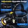 Rechargeable LED Headlamp for Outdoor Use – Motion Sensor Zoomable