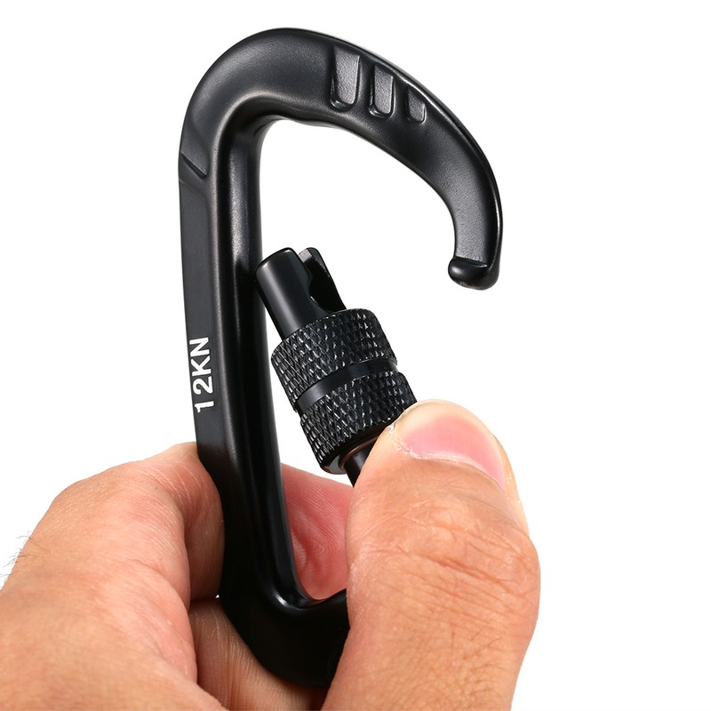 4pcs 12KN Twist Locking Carabiner Snag Free Carabiner Pet Collar