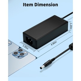 XWNV AC Adapter Charger Compatible with Polk Audio Magnifi MAX Sound Bar DYS902-190473W Power Supply Cord