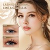 NAGARAKU Wet Camellia Eyelash Extension, Individual Lashes 3 Multi-length Fans