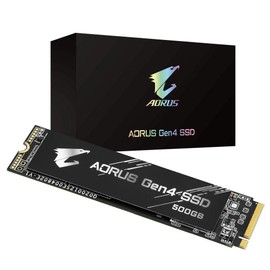 Gigabyte AORUS Gen4 500GB NVMe Solid State Drive (PCI-Express 4.0 x4)