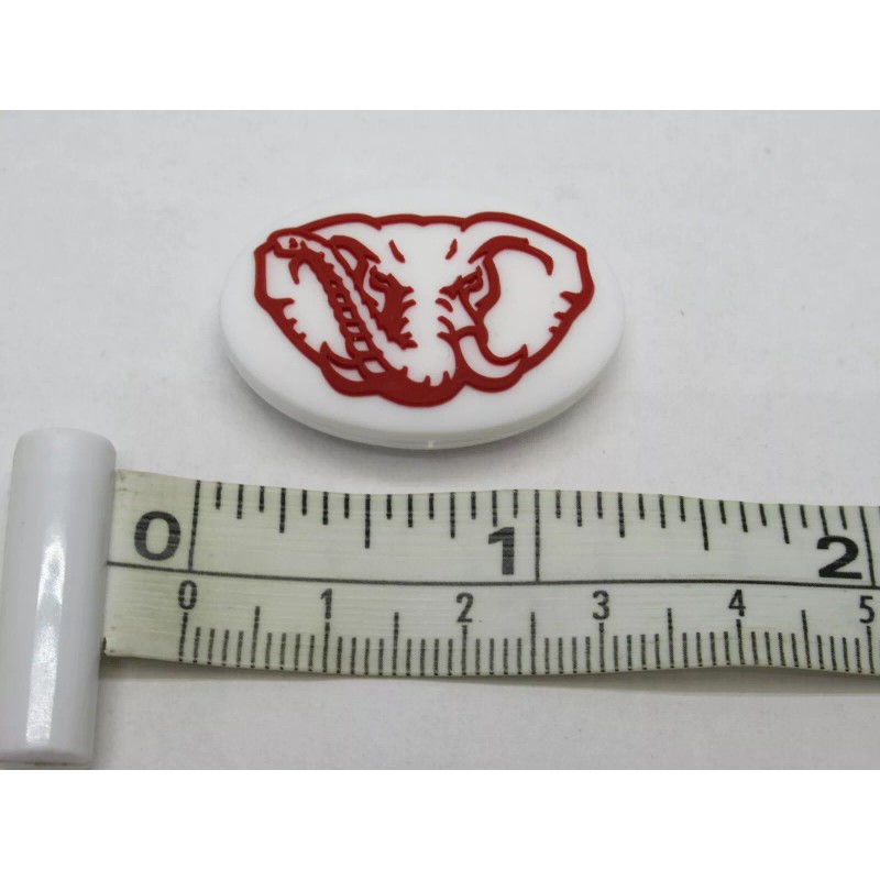 Unbranded *NEW* 2X "CRIMSON TIDE" MASCOT SILICONE VIBRATION DAMPENERS TENNIS