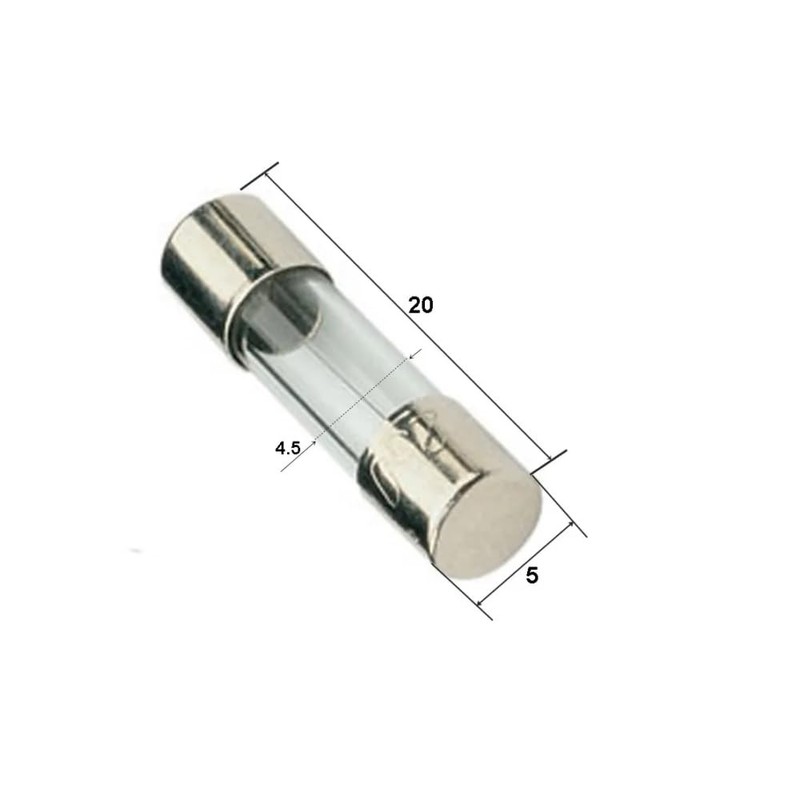 Ceramic Quick Fuse (F) 1.25A/250V AC 5x20mm (Box of 10