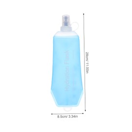 Totority Soft Tpu Water Bottle Lightweight Leakproof Flask for Runners Cyclists and Outdoor Sports Space Saving Hydration for Travel and Camping