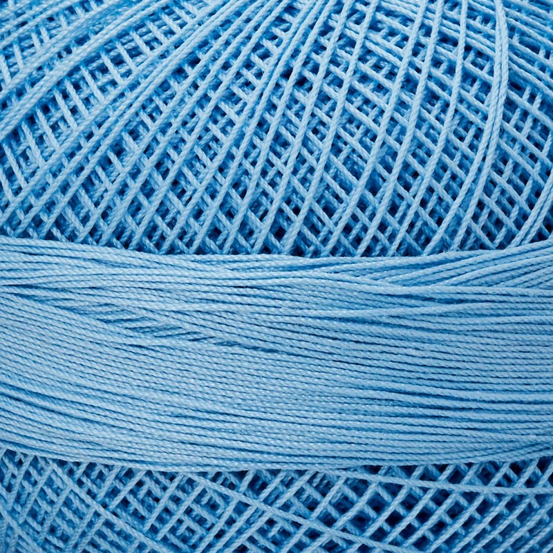 Handy Hands Lizbeth Premium Cotton Thread, Size 40, Sky Blue