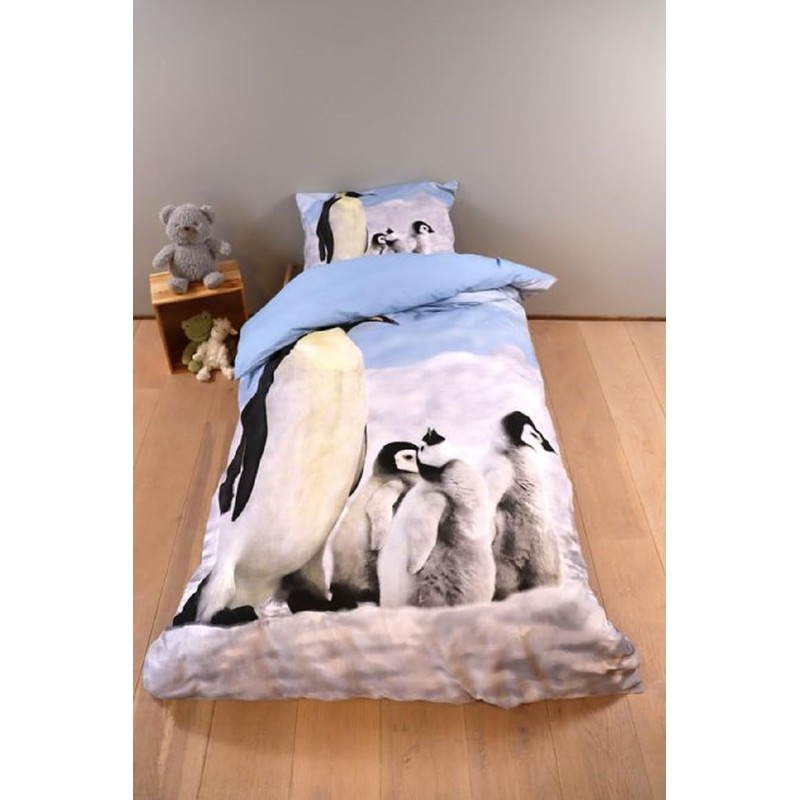 BrandMac Bed Linen Set with Penguin 135 x 200 cm