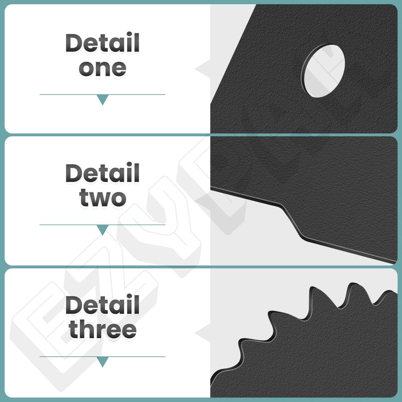6 Pack 7-1/2-inch EB-007 Edge Hog Heavy-Duty Edger Replacement Blade