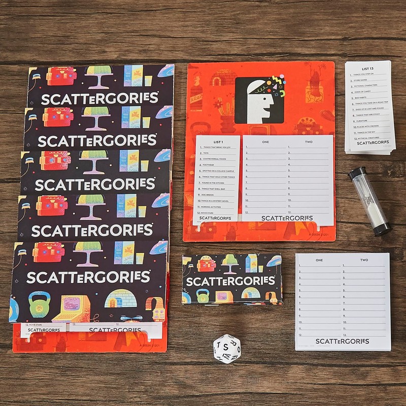 Hasbro Gaming Scattergories Classic Game, Party Game for Adults and