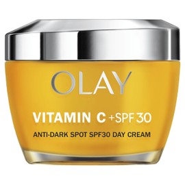 Olay Vitamin C With SPF30 Moisturiser, Day Cream With Vitamin C, Niacinamide & Anti Dark Spot SPF30 for clearly brighter skin and more even skin tone 50ml