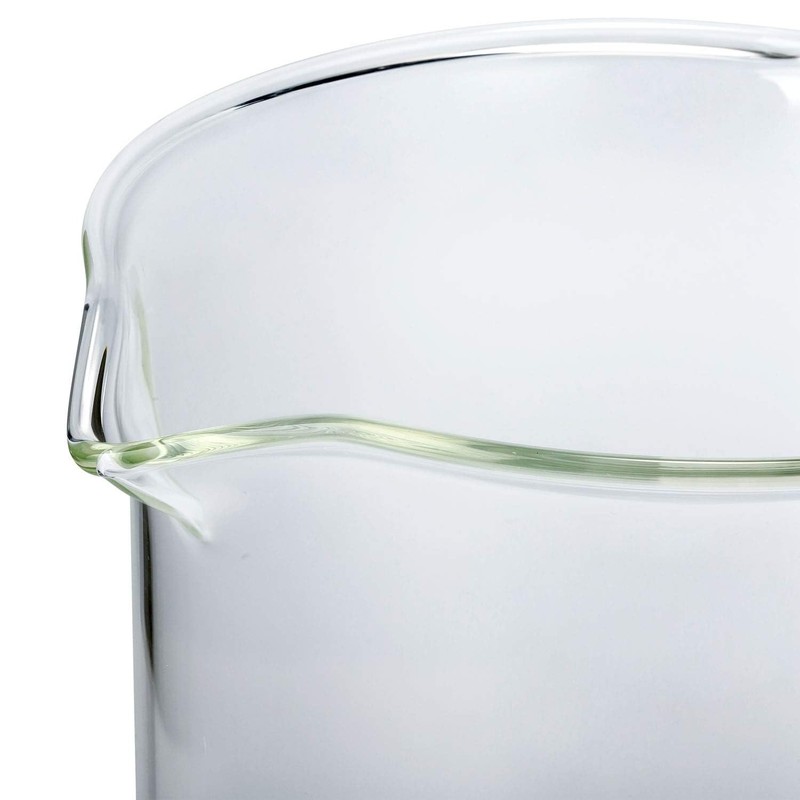 High Borosilicate Glass Measuring Cup-V-Shaped Spout，Glass Measuring Beaker for Kitchen