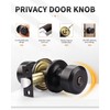 Probrico Oil Rubbed Bronze Door Knob Without Key Privacy Door