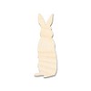 Unfinished Wood Standing Bunny Shape Easter Spring Garden Craft up