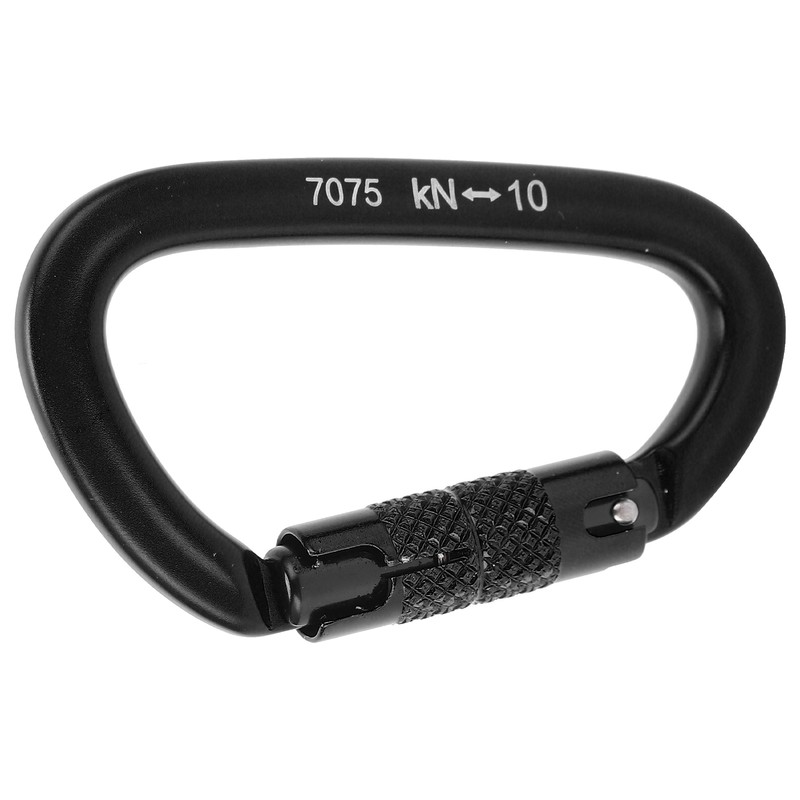 Aluminum Auto Locking Climbing Carabiner Clips Twist Lock DRing Clip