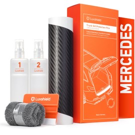 Luxshield Boot Sill Protector Film, Includes Professional Squeegee, Bumper, Scratch and Paint Protection Film