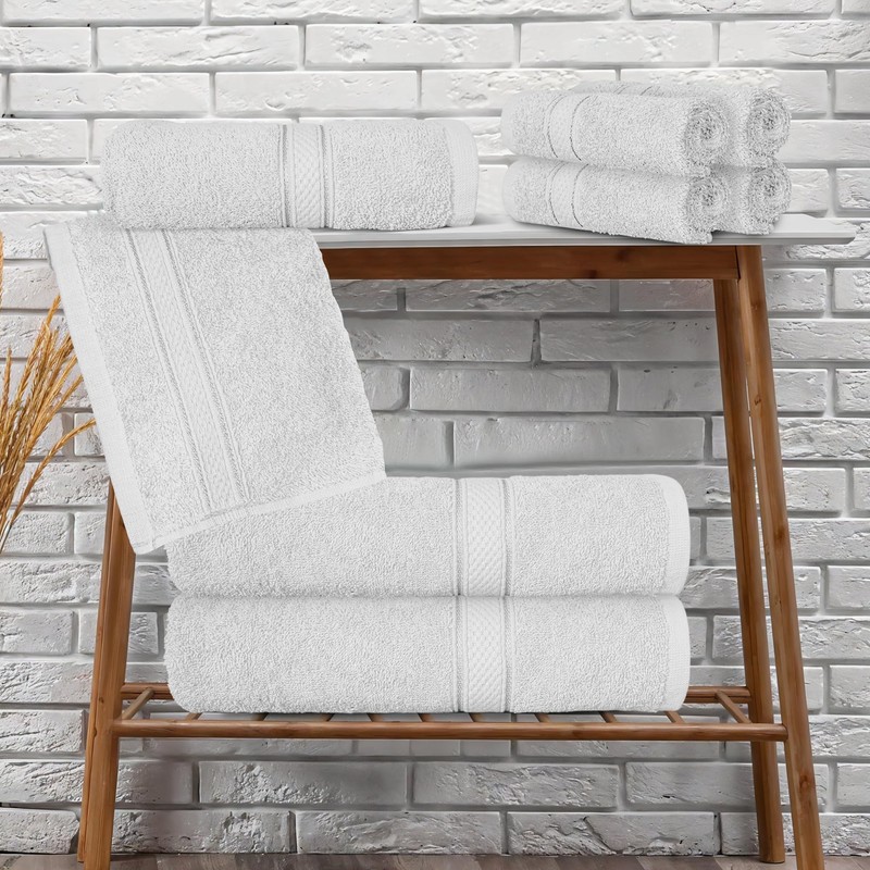 Casabella Luxury 100% Egyptian Cotton Towel Bale - 8 Pieces