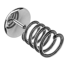 DAUERHAFT Spiral Hair Dryer Holder hair dryer holder Acrylic Spiral Blower Stand Protect Counter Top Heat Space Saving for Bathroom Hair Dryer Stands hair dryer holder Hair Dryer Stands