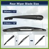 HOPESPANNER Rear Windshield Wiper Blade Arm Set for Honda CRV