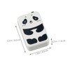 jojofuny 10pcs Panda Shaped Erasers Creative Multi Function Writing Accessories