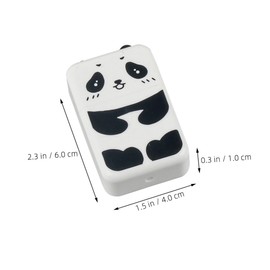 jojofuny 10pcs Panda Shaped Erasers Creative Multi Function Writing Accessories Art Erasers for Artists for Sketching and Collectibles