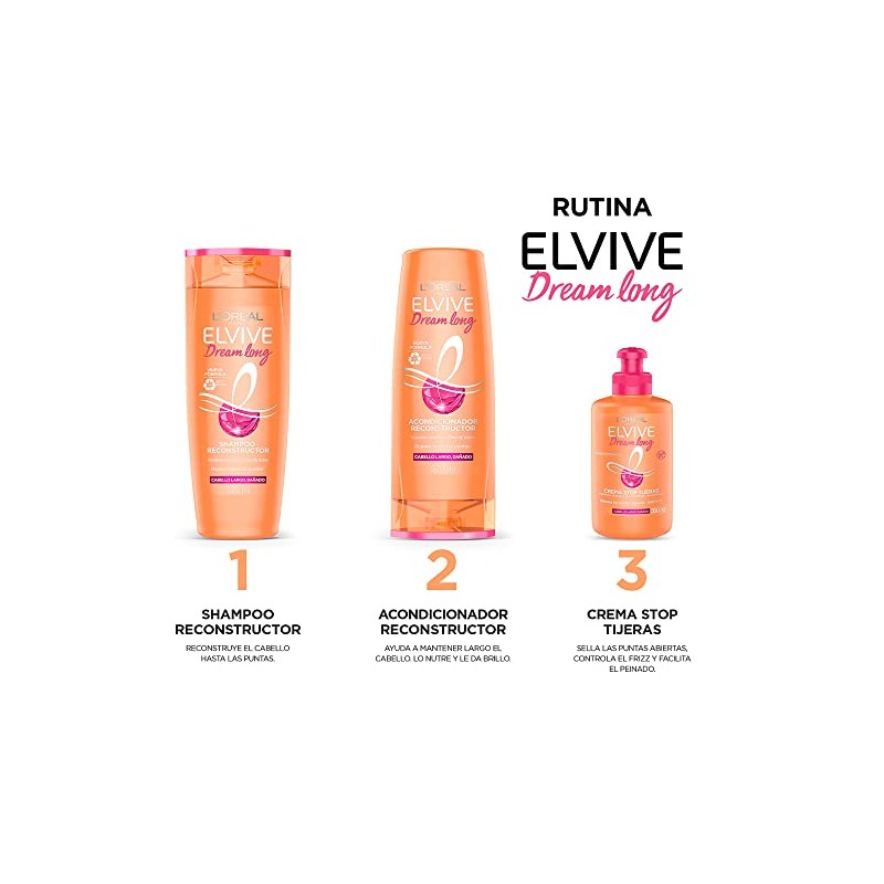 L'Oreal Paris, Shampoo Dream Long Elvive 370 Ml
