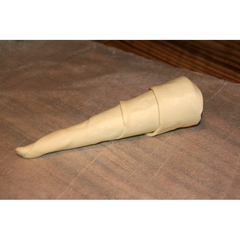 Hörnchen Backform 10er Set Edelstahl (140 mm x 35 mm)