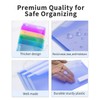 Sooez Small Plastic Envelopes, 12 Pack Plastic Pouch with Label